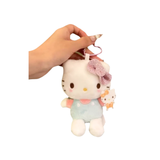 Cargar imagen en la galería, Peluche Hello Kitty Overal Azul Claro