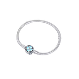 Cargar imagen en la galería, Brazalete Flor Azul Tornasol