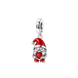 Cargar imagen en la galería, Charm Duende Navideño Con Corazón Rojo