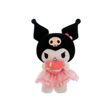 Cargar imagen en la galería, Peluche Kuromi Con Corazon Rosa Con Listón