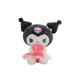 Cargar imagen en la galería, Peluche Kuromi Con Corazon Rosa Con Listón