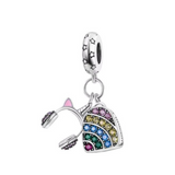 Cargar imagen en la galería, Charm Mochila Arcoíris Y Audífonos