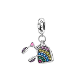 Cargar imagen en la galería, Charm Mochila Arcoíris Y Audífonos