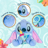 Cargar imagen en la galería, Peluche Stitch Con Trapos De Cuerda Musical