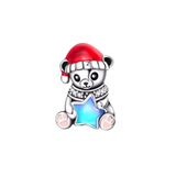 Cargar imagen en la galería, Charm Oso Navideño Con Estrella Azul