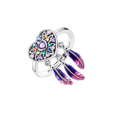 Cargar imagen en la galería, Anillo Corazón Atrapa Sueños