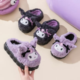 Cargar imagen en la galería, Pantuflas Kuromi Lila