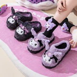 Cargar imagen en la galería, Pantuflas Kuromi Lila