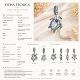 Cargar imagen en la galería, Charm Tortuga Tornasol