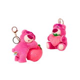 Cargar imagen en la galería, Peluche Llavero Lotso Con Corazón De Fresa