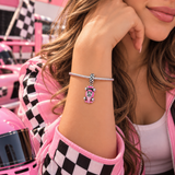 Cargar imagen en la galería, Charm Auto De Carrera Rosa Fórmula 1