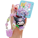 Cargar imagen en la galería, Llavero Kuromi Strap Flores