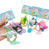 Cargar imagen en la galería, Llavero Kuromi Strap Flores