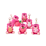 Cargar imagen en la galería, Peluche Llavero Lotso Con Corazón De Fresa
