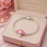 Cargar imagen en la galería, Charm My Melody Rosa Con Moño Amarillo