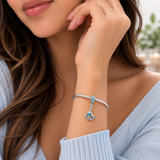Cargar imagen en la galería, Charm Pez Flounder Con Infinito La Sirenita