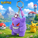 Cargar imagen en la galería, Peluche Llavero Gengar Con Insignia Fantasma