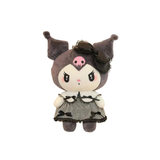 Cargar imagen en la galería, Peluche Kuromi Vestido Con Moños Negros