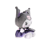 Cargar imagen en la galería, Peluche Kuromi Sanrio Vestido Lila Con Negro
