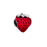 Cargar imagen en la galería, Charm Fresa Plata Esterlina
