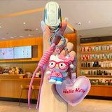 Cargar imagen en la galería, Llavero Corazón Hello Kitty Rosa