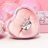 Cargar imagen en la galería, Anillo Hello Kitty Con Moño Rosa