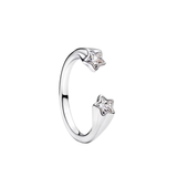 Cargar imagen en la galería, Anillo Abierto Estrellas