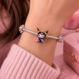 Cargar imagen en la galería, Charm Kuromi Con Corazón Rosa
