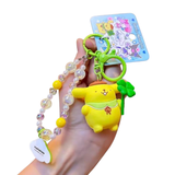 Cargar imagen en la galería, Llavero Pompompurin Con Trébol Strap Sanrio
