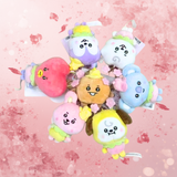Cargar imagen en la galería, Peluche Llavero Shooky Floral BT21
