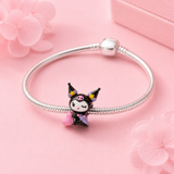 Cargar imagen en la galería, Charm Kuromi Con Corazón Rosa