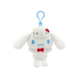 Cargar imagen en la galería, Peluche Llavero Cinnamoroll Gorro Hello Kitty