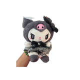 Cargar imagen en la galería, Peluche Kuromi Vestido Con Moños Negros