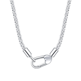Cargar imagen en la galería, Collar Gancho Corazón Cadena Para Charms