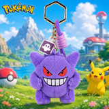 Cargar imagen en la galería, Peluche Llavero Gengar Con Insignia Fantasma