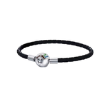 Cargar imagen en la galería, Brazalete Cuero Negro Pirata