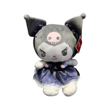 Cargar imagen en la galería, Peluche Kuromi Sanrio Vestido Lila Con Negro