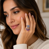 Cargar imagen en la galería, Anillo Corazón Atrapa Sueños