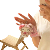 Cargar imagen en la galería, Peluche Llavero Hello Kitty Disfraz Leopardo Rosa