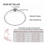 Cargar imagen en la galería, Brazalete Rígido Broche De Corazón Con Luna Y Estrellas