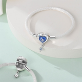 Cargar imagen en la galería, Brazalete Corazón Con Luna Y Estrella
