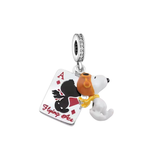 Cargar imagen en la galería, Charm Personaje Cartoon Aviador Con Carta De Póker