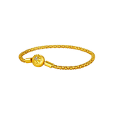 Cargar imagen en la galería, Brazalete Dorado Con Broche De Sol
