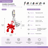Cargar imagen en la galería, Charm Langosta Ross Serie Friends