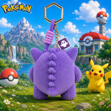 Cargar imagen en la galería, Peluche Llavero Gengar Con Insignia Fantasma