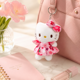 Cargar imagen en la galería, Llavero Peluche Hello Kitty Vestido Flores