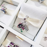 Cargar imagen en la galería, Charm Rosa, Anillo De Compromiso Y Letras Te Amo