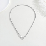 Cargar imagen en la galería, Collar Gancho Corazón Cadena Para Charms