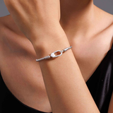 Cargar imagen en la galería, Brazalete Con Broche De Gancho De Corazón