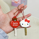Cargar imagen en la galería, Cubre Llaves Hello Kitty Y Corazón Con Oso